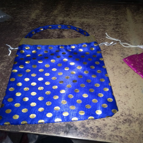 Fancy Dots Hand Pouch  Pack Of 12 - 400gms